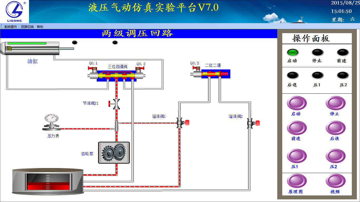 系統仿真參數設置界面圖