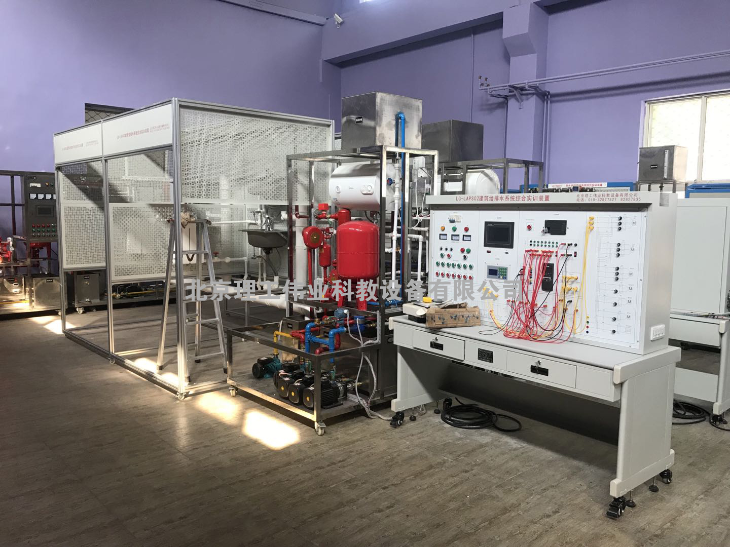 建筑給排水系統綜合安裝調試實(shí)訓平臺