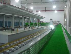 城市軌道沙盤(pán)車(chē)輛段(車(chē)庫)