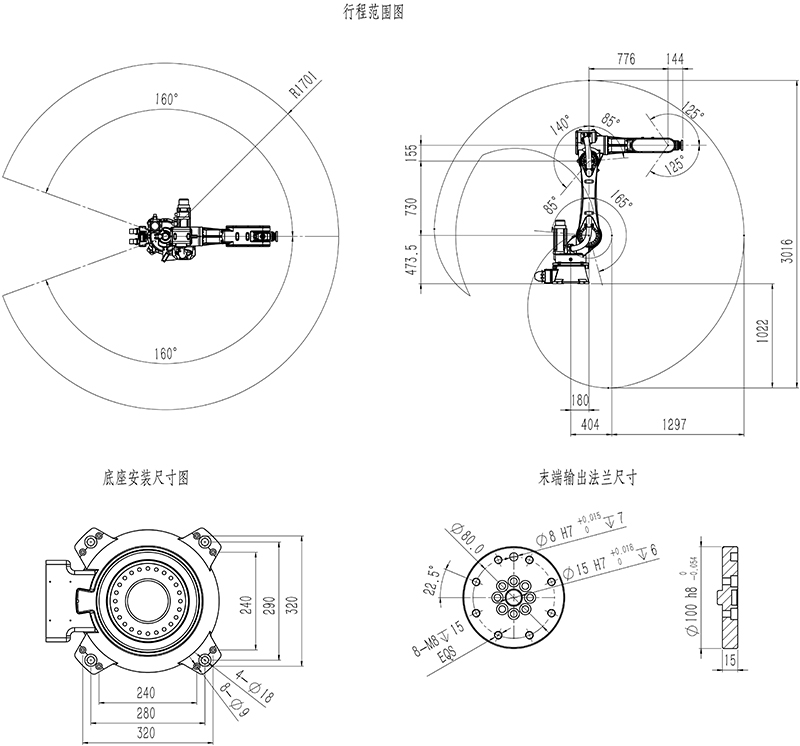 工業(yè)機器人參數圖