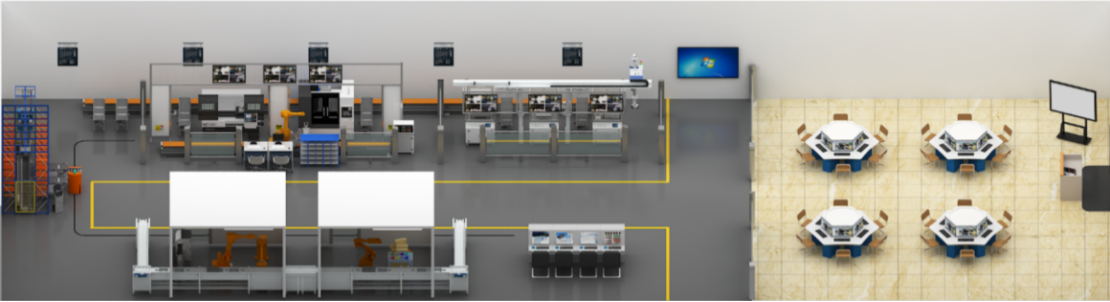 LGJ-SJ14智能機器人個(gè)性化定制多智能體生產(chǎn)線(xiàn)