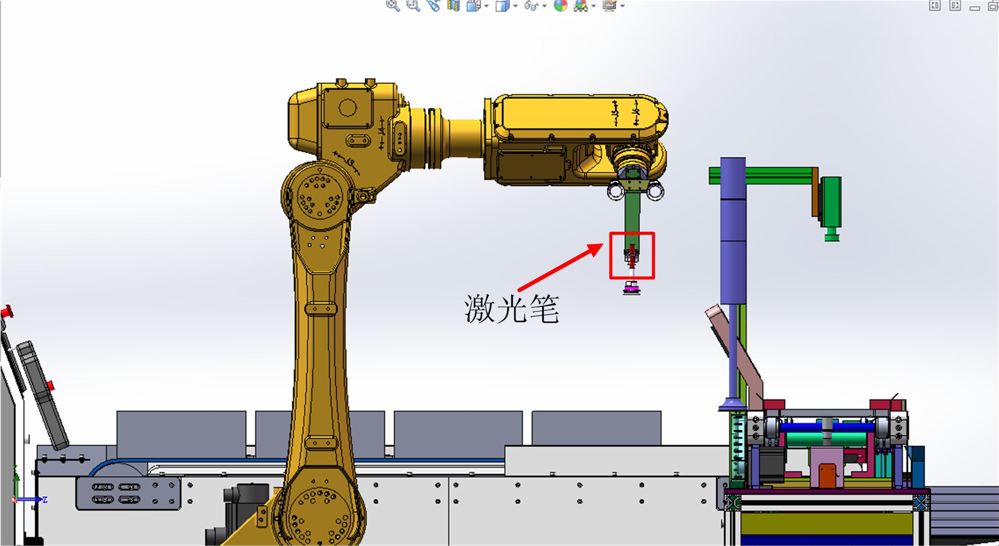 工業(yè)機器人工程考核實(shí)訓系統